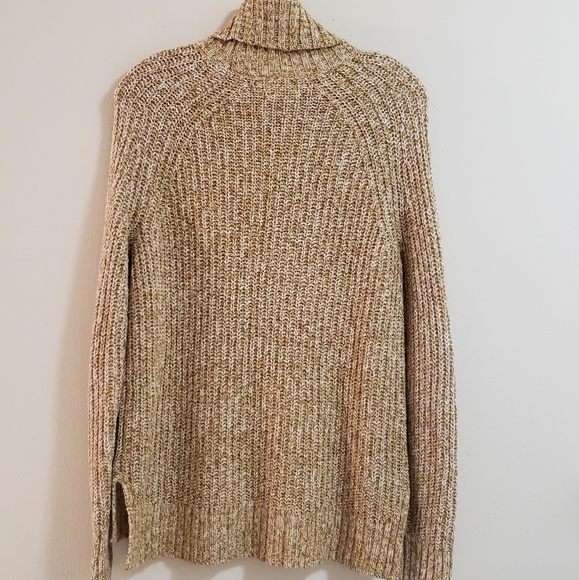 Old Navy Turtleneck Sweater, Golden Camel, Sz M - Picture 2 of 6